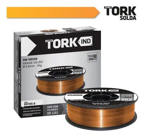 Arame De Solda Mig Com Gás 0,8 Mm - Rolo De 5 Kg